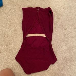Yumiko Larissa leotard in Burgundy size small